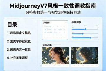 MidjourneyV7风格一致性调教指南