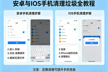 安卓与iOS手机清理垃圾全教程