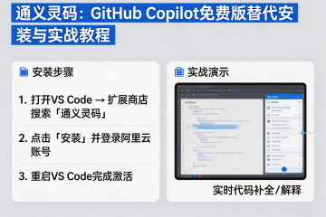 通义灵码：GitHubCopilot免费版替代安装与实战教程