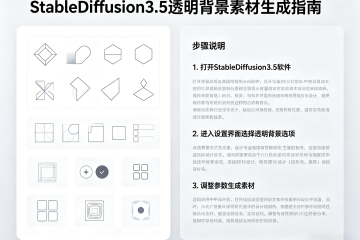 StableDiffusion3.5透明背景素材生成指南